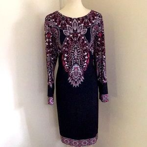 🌷I-N-C- Patterned Sheath Dress